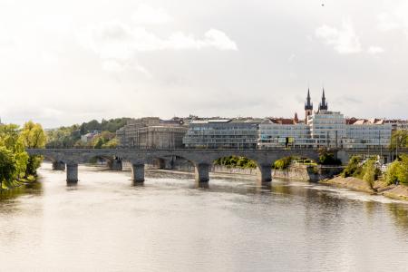 Fietsen Praag