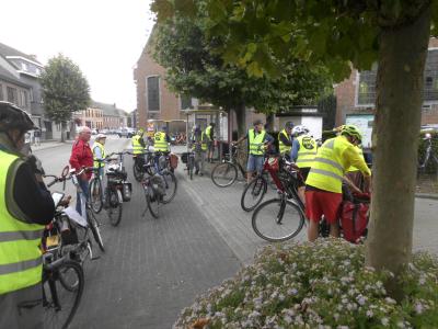 vertrek na de lunch in Beerzel